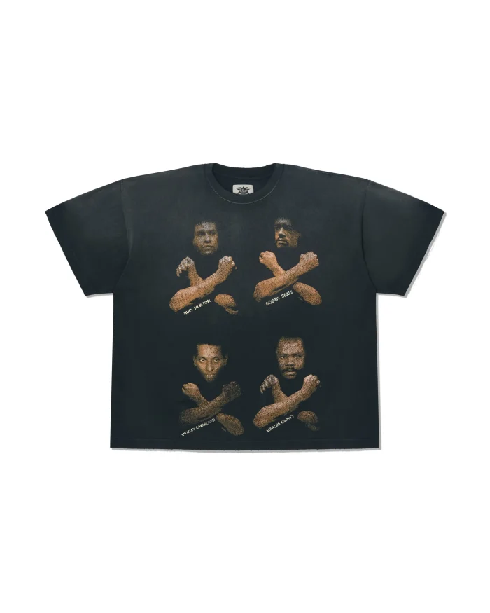 Higher Learning Aged T-Shirt in Black