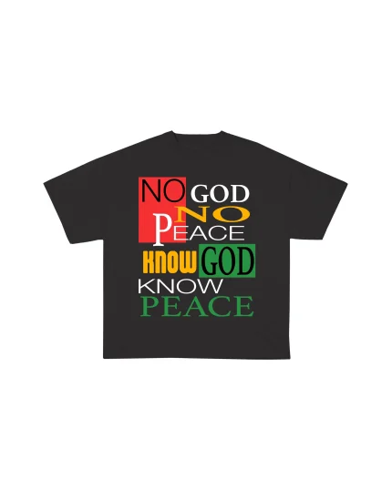 No God No Peace Aged T-Shirt3