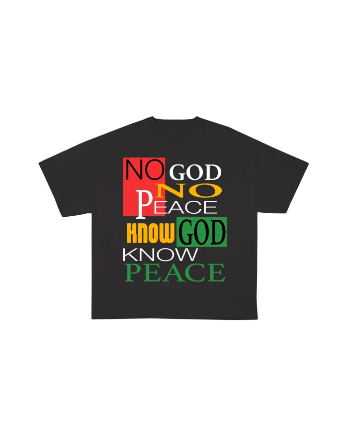 No God No Peace Aged T-Shirt3