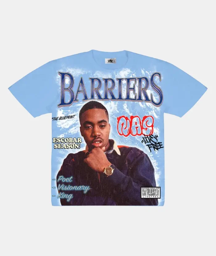 Barriers Escobar Season T-Shirt Sky Blue Barriers Escobar Season T-Shirt Sky Blue