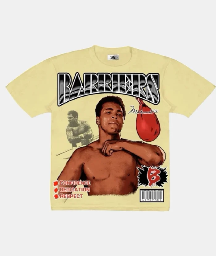 Barriers Muhammad Ali T-Shirt Yellow Barriers Muhammad Ali T-Shirt Yellow